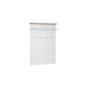 Biely nástenný vešiak s detailmi v dubovom dekore Støraa Bruce – Obrázok 2