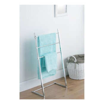 Stojan na uteráky z pochrómovanej ocele v striebornej farbe – Premier Housewares - Image 2