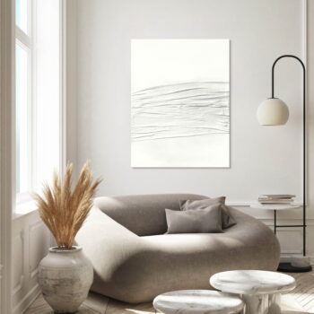 Ručne maľovaný obraz 90x118 cm White Passion – Malerifabrikken - Image 2
