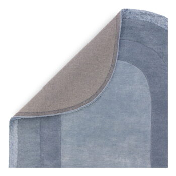 Modrý ručne tkaný koberec s prímesou vlny 160x230 cm Halo – Asiatic Carpets - Image 7