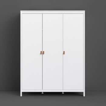 Biela šatníková skriňa 150x199 cm Madrid – Tvilum - Image 6