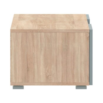 Sivý TV stolík v dekore duba 140x31 cm Podium - TemaHome - Image 3