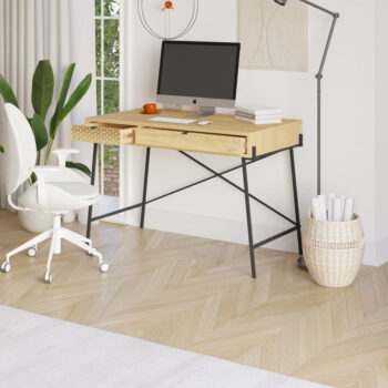 Pracovný stôl v dekore duba 60x110 cm Ecrin – Marckeric - Image 7