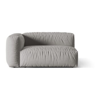 Svetlosivý modul pohovky (ľavý roh) Martina – Micadoni Home