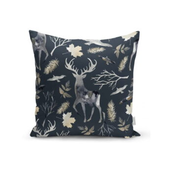 Súprava 4 vianočných obliečok na vankúš a behúň na stôl Minimalist Cushion Covers Christmas Forest - Image 4