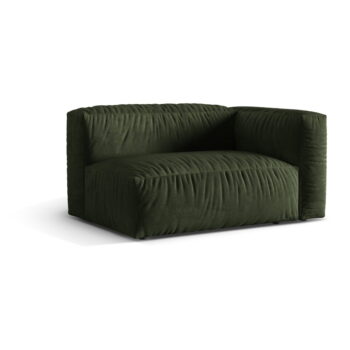 Zelený modul pohovky z textílie bouclé (pravý roh) Martina – Micadoni Home – Obrázok 2