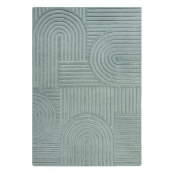 Tyrkysovomodrý vlnený koberec Flair Rugs Zen Garden, 160 x 230 cm - Image 6