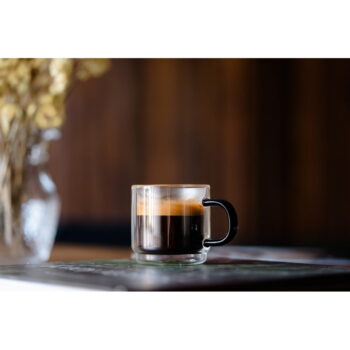 Sklenené hrnčeky v súprave 2 ks na espresso 80 ml Carbon – Vialli Design – Obrázok 5