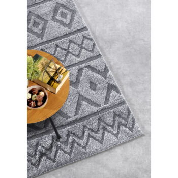 Sivý koberec 80x120 cm Itinerance Light Grey – Elle Decoration – Obrázok 3