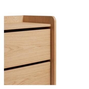 Vysoká komoda v dekore duba v prírodnej farbe 80x82 cm Wrap – Bonami Selection - Image 11