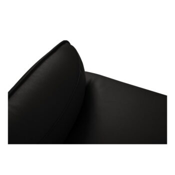Čierna kožená pohovka Windsor & Co Sofas Neso, 235 x 90 cm - Image 4