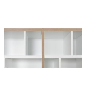 Biela knižnica TemaHome Group, šírka 108 cm - Image 5