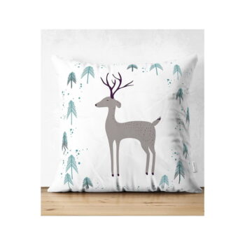 Súprava 4 vianočných obliečok na vankúš a behúň na stôl Minimalist Cushion Covers Winter Wonderland - Image 5