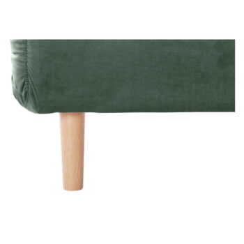 Zelená zamatová pohovka 125 cm Magalli - Støraa - Image 8