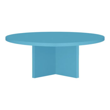 Svetlomodrý okrúhly konferenčný stolík ø 100 cm Pausa – Really Nice Things – Obrázok 3