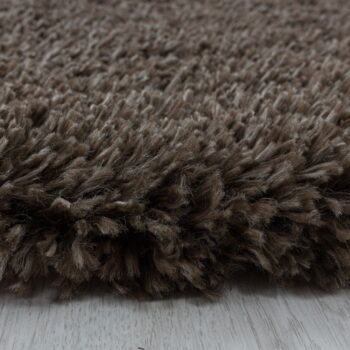 Tmavohnedý okrúhly koberec ø 200 cm Fluffy – Ayyildiz Carpets - Image 4