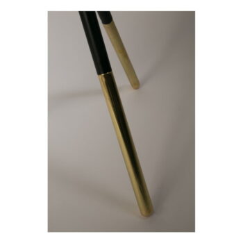 Mosadzný odkladací stolík Dutchbone Elias, ⌀ 37 cm - Image 4