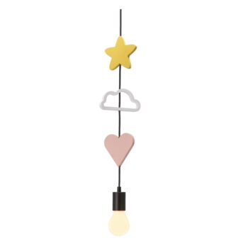 Žlto-svetloružové závesné svietidlo Trio – Candellux Lighting - Image 4