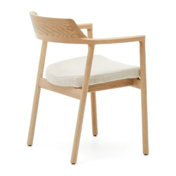 Jedálenská stolička z dubového dreva v béžovo-prírodnej farbe Alocs – Kave Home – Obrázok 7