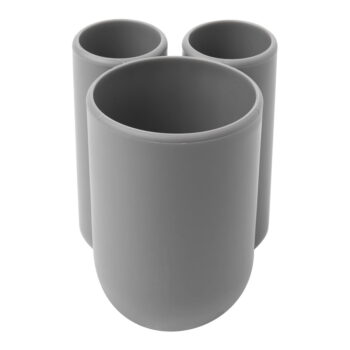 Sivý plastový téglik na zubné kefky Touch – Umbra - Image 8
