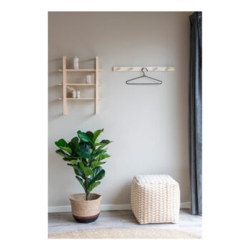 Nástenný vešiak z topoľového dreva v prírodnej farbe Abano – House Nordic - Image 3