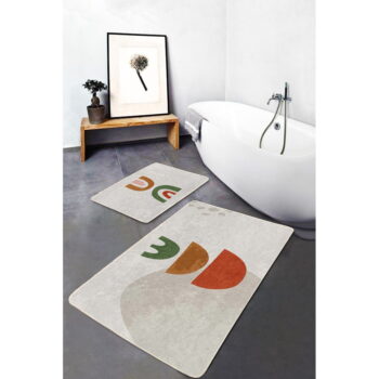 Béžové kúpeľňové predložky v súprave 2 ks 60x100 cm – Mila Home - Image 4