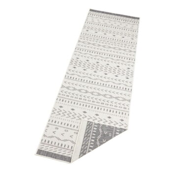 Sivo-krémový vonkajší koberec NORTHRUGS Kuba, 250 x 80 cm - Image 3