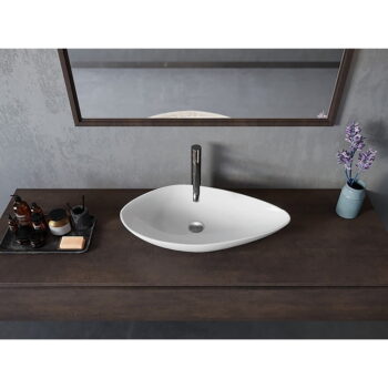 Biele keramické umývadlo 74x38,5 cm Ovali – Sapho - Image 4