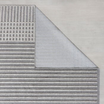 Sivý umývateľný koberec zo ženilky 120x160 cm Elton – Flair Rugs - Image 4