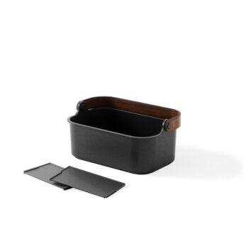 Čierny kúpeľňový organizér z recyklovaného plastu Bellwood – Umbra - Image 6