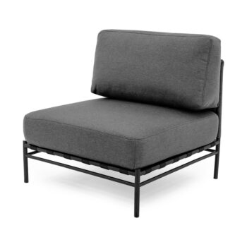 Tmavosivý modul záhradnej pohovky (stredový diel) Dandy – Sit Sit – Obrázok 9