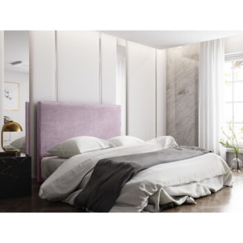Svetloružové čelo postele 180x120 cm Natalia – Milo Casa - Image 3