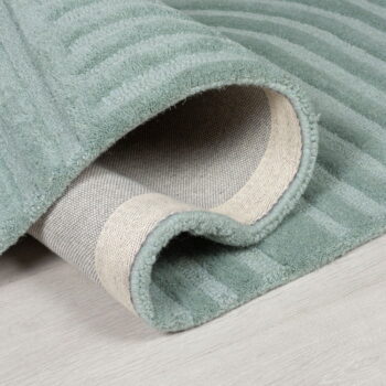 Tyrkysovomodrý vlnený koberec Flair Rugs Zen Garden, 160 x 230 cm - Image 2