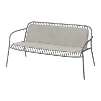 Sivý záhradný sedák na lavicu 111x75 cm Yua – Blomus - Image 3