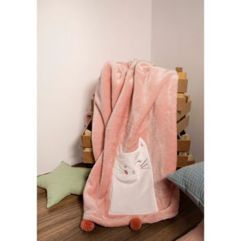 Ružová bavlnená detská deka 75x120 cm Kitty – Mijolnir - Image 3