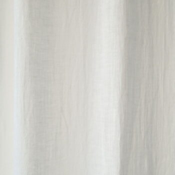 Biely ľanový ľahký záves s tunelom Linen Tales Daytime, 250 x 130 cm - Image 3