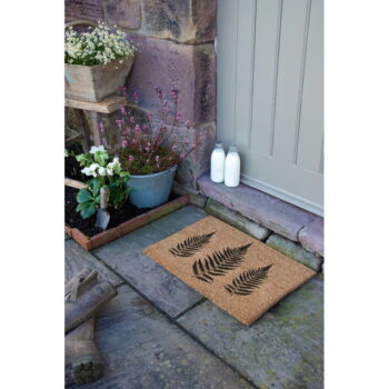 Rohožka z kokosového vlákna 40x60 cm Fern Leaf – Artsy Doormats - Image 11