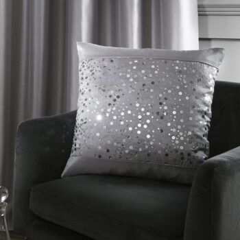 Dekoračný vankúš 43x43 cm Glitzy Sequin – Catherine Lansfield - Image 2