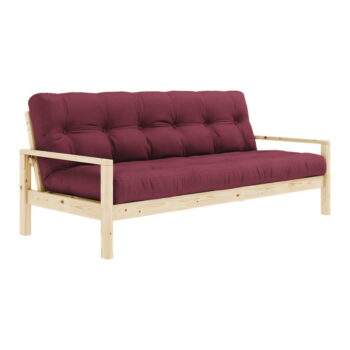 Vínová rozkladacia pohovka 205 cm Knob – Karup Design – Obrázok 2