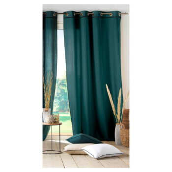 Modrý záves 135x240 cm Linette – douceur d'intérieur - Image 3