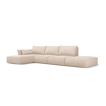 Béžová rohová pohovka (ľavý roh) Vanda - Mazzini Sofas - Image 2