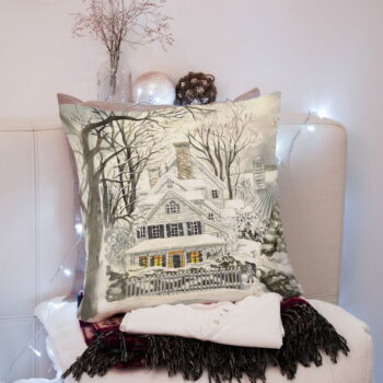 Obliečka na vankúš s vianočným motívom 43x43 cm – Mila Home - Image 4