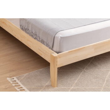 Jednolôžková posteľ zo smrekového dreva s roštom v prírodnej farbe 90x200 cm Izabelya – Kalune Design - Image 8