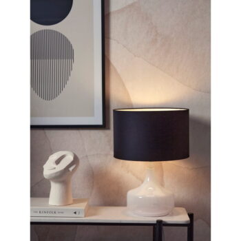 Čierna stolová lampa s textilným tienidlom (výška  46 cm) Reykjavik – it's about RoMi - Image 2