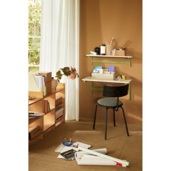 Zeleno-sivá polica 80 cm Koi – Hübsch – Obrázok 2