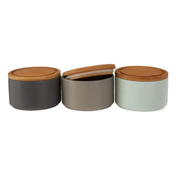 Dózy v súprave 3 ks na potraviny z kameňa Fenwick – Premier Housewares - Image 3