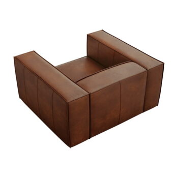 Koňakovohnedé kožené kreslo Madame - Windsor & Co Sofas - Image 4