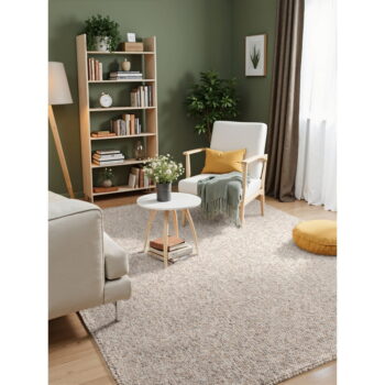Sivokrémový prateľný koberec 160x230 cm Rocco Dark Cream – Elle Decoration - Image 3