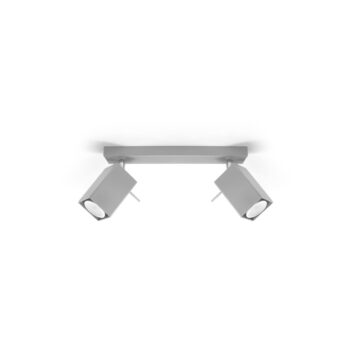 Sivé bodové svietidlo 6x30 cm Toscana – Nice Lamps