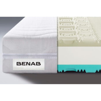 Tvrdý/stredne tvrdý penový obojstranný matrac 80x200 cm Visco Comfort – BENAB - Image 3